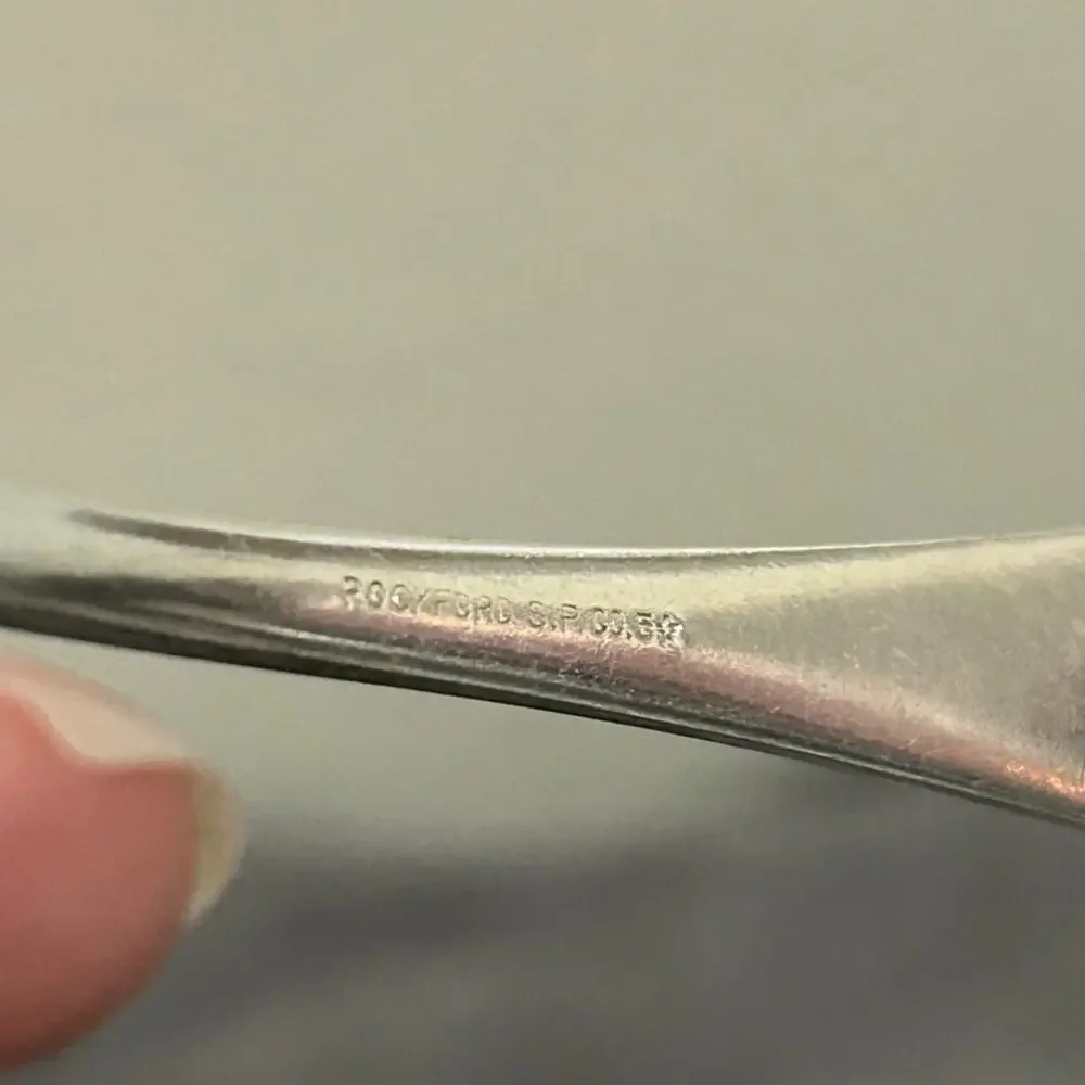 Vintage Rockford S.P. Co. Fairoaks Tablespoon Silverplate Spoon 1909 Antique